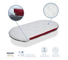 Colchon para Capazo bebe Transpirable 2 en 1