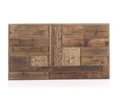 Cabecero de madera natural recuperada 110