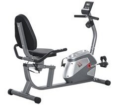 Bicicleta Estática Acero, ABS HOMCOM, deportes y ocio - fitness