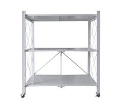 Estantería de Almacenaje Multiusos Plegable con Ruedas 35
