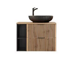 Mueble lavabo individual 2 compartimientos Gaia