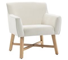 Butaca de Salón Poliéster, Espuma, Madera de Caucho HOMCOM