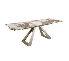 ANGEL CERDÁ Mesa comedor extensible rectangular mármol porcelánico 240x90