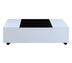 Mesa de centro elevable blanco SAM