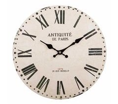 Reloj de pared de madera