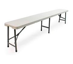 Banco Plegable Resina Estructura Acero