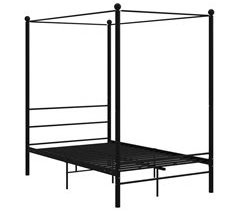 Estructura de cama con dosel metal