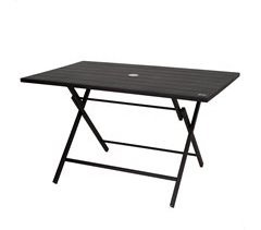 Aktive Mesa plegable de jardín de acero 4 personas