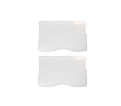 Conjunto de 2 Almohadas Ergonómicas Confort (Algodón y Bambú)