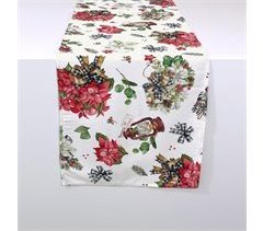CAMINO DE MESA DE NAVIDAD RIBBON