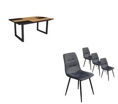 Mesa Fija, Sillas 167x90