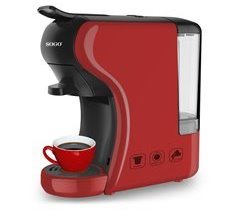 SOGO CAFETERA EXPRESO 3 EN 1-ROJO