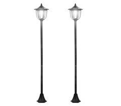 Farolas Solares ABS Outsunny