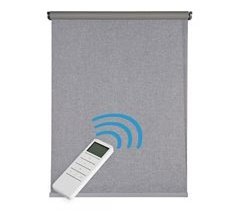 Estor Motorizado Enrollable Opaco Blackout con bateria y mando