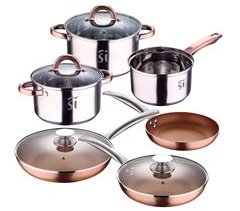Juego de batería de cocina  5pc en  + 5 sartenes