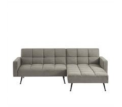 Chaise longue con cama FLO reversible 3 plazas gris