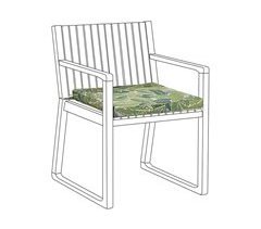 Beliani Cojín de asiento SASSARI