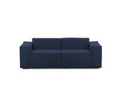 Sofá fijo 2 plazas en tela Dlongh