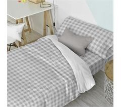 Vichy grey Juego nórdico
