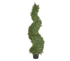 Beliani Planta artificial CYPRESS SPIRAL TREE