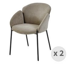 CANDICE-Silla en tela (x2)