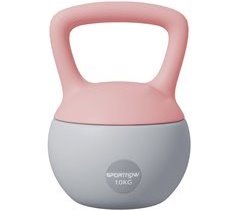 Kettlebell Plástico, Arena Metálica SPORTNOW
