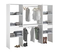 Vestidor Abierto Modular Custom 2 Modulos D