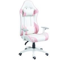 Silla Gamer Plástico, Espuma HOMCOM, oficina - sillas de oficina