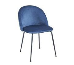 Silla Black Dalnia Terciopelo