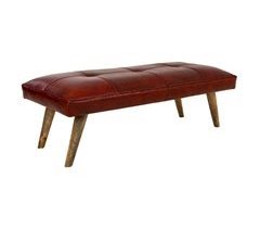 Banqueta de piel