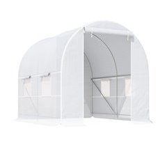 Invernadero de Túnel Metal, PE Outsunny