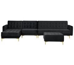 Beliani Sofá cama Terciopelo ABERDEEN