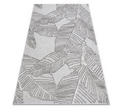 Alfombra LIRA E1482 Hojas estructural moderna glamour 240x330