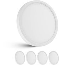 Plafón LED Pack 4 Lámpara de Techo Redondo 3000K