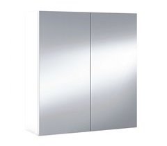 Pack 2 armarios baño con espejo estilo moderno