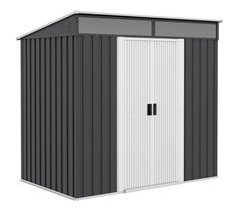 Caseta de Jardín Acero Galvanizado Outsunny