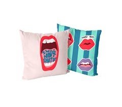 Funda de cojín Aware Lips