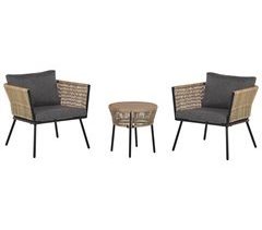 Beliani Conjunto de balcón GARGANO