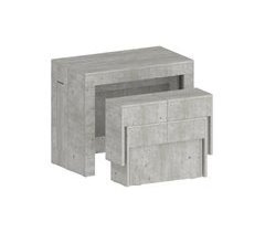 Conjunto de mesa y sillas efecto madera 290x51