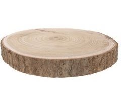 Rodaja de madera TRIPLE cortiza 29x34 cm