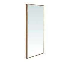Espejo pie rectangular nogal