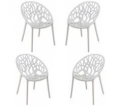 Pack 4 Sillas para el jardín - Chrystal