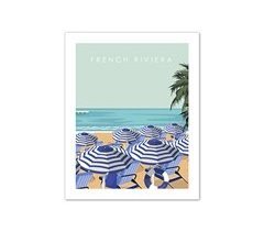 Lámina FRENCH RIVERA 50x40cm marca MARCOMUEBLE 