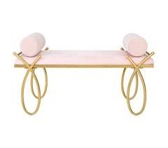 Banqueta de terciopelo