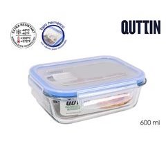 Tupper QUTTIN vidrio transparente
