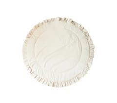 Alfombra de juego con borde con volantes