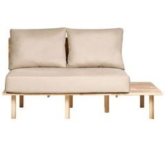 Beliani Sofá de 2 plazas Poliéster SALO