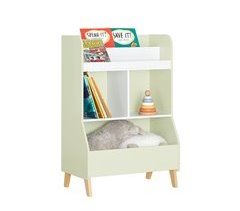 Librería Infantil con 3 Estantes KMB90-GR SoBuy