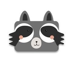 Mantel individual Infantil Mapache