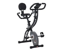 Bicicleta Estática Acero, ABS HOMCOM, deportes y ocio - fitness